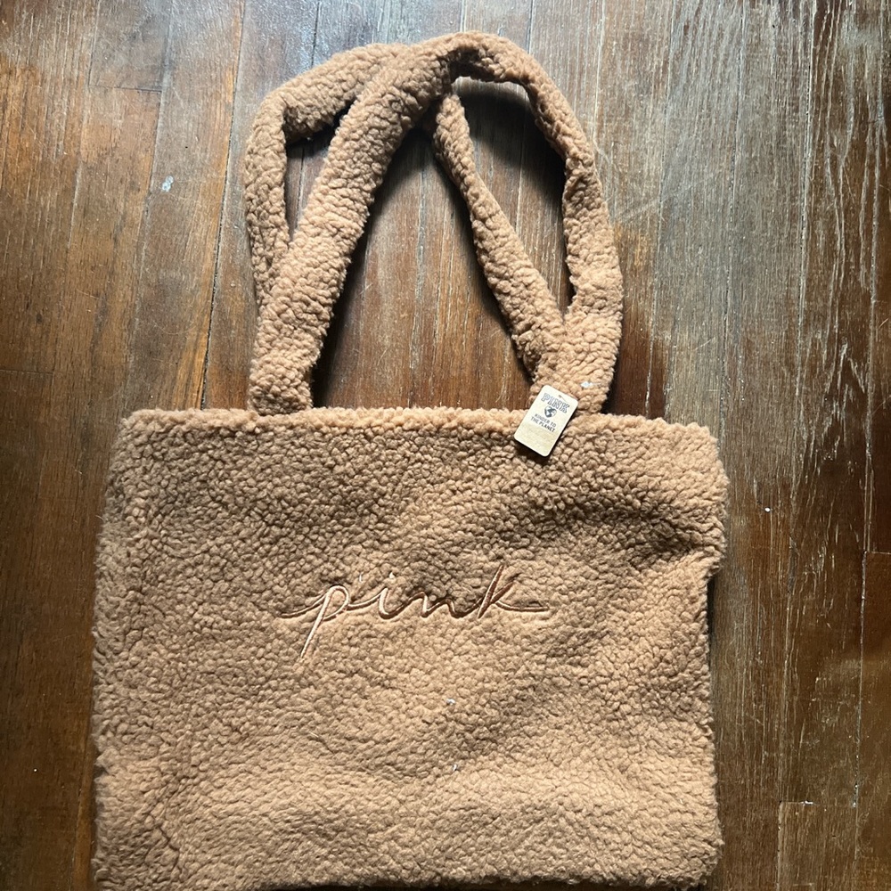 Light brown ‘Teddy’ tote by Victoria’s Secret